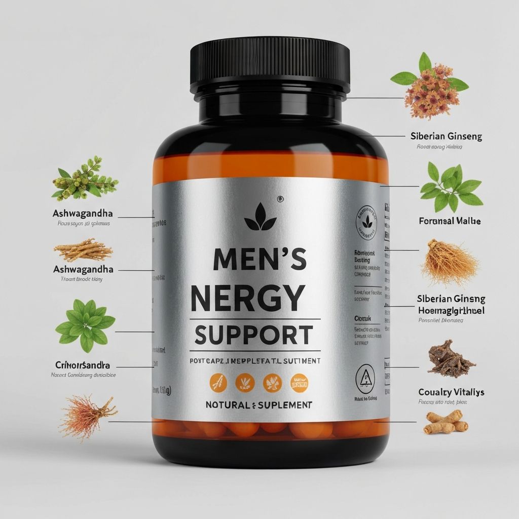 Men's energy support supplement