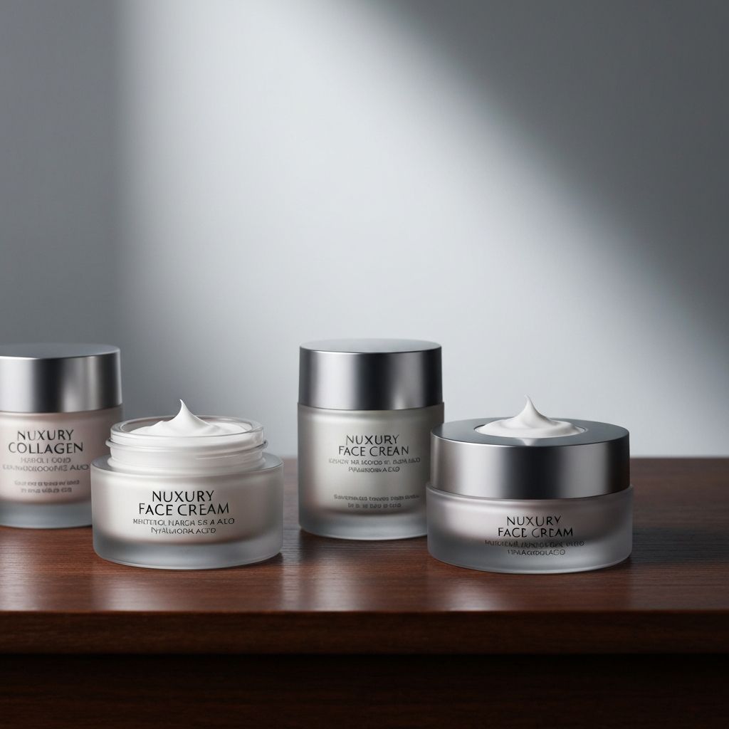 Women's face creams collection